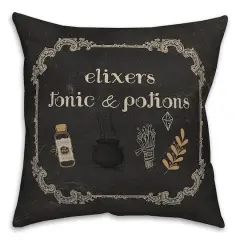 Elixers Tonic Potions 2 18" x 18" Throw Pillow