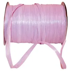 JAM Paper 1/4" Matte Raffia Ribbon, 100yd. Lavender