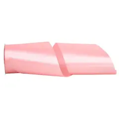 JAM Paper 6" x 50yd. Single Face Satin Allure Ribbon Pink