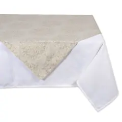 Winter Sparkle Jacquard Square Table Topper 40" x 40"