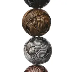 Multicolor Precious Metal Wire Beads, 25mm by Bead Landing&trade;