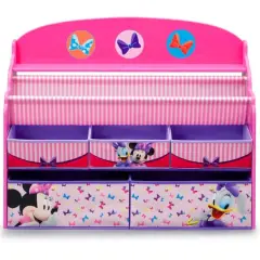 Delta Children Minnie Mouse Deluxe Toy & Book Organizer