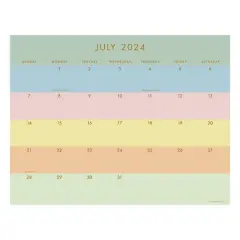 TF Publishing 2024-2025 Medium Super Stripe Desk Pad Calendar