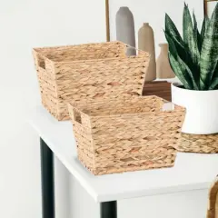 DII&reg; Medium Water Hyacinth Baskets, 2ct.