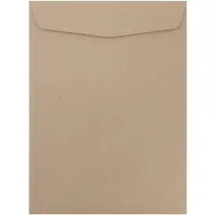 JAM Paper 10" x 13" Brown Kraft Paper Bag Open End Catalog Premium Envelopes
