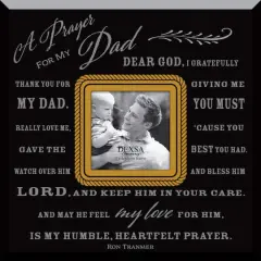 Prayer For My Dad 4" x 4" Frame with Easel