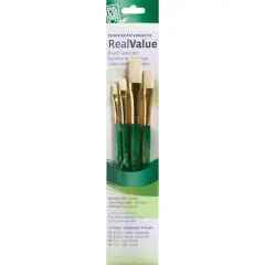 Princeton&trade; RealValue&trade;Natural Hair Bristle 4 Piece Brush Set