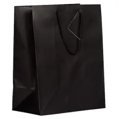 JAM Paper Large Matte Gift Bags, 100ct. Black