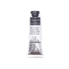 Sennelier French Artists' Watercolor, 10mL 112 Chinese White S1