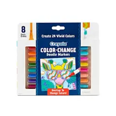 Crayola&reg; Color-Change Doodle Markers, 8ct.