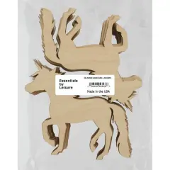 Essentials by Leisure Arts 24 Pack 6" x 4.75" Unicorn Flat Wood Shape
