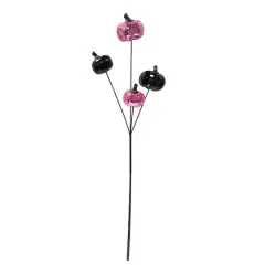 28" Disco Pumpkin Stem by Ashland&reg; Pink/Black