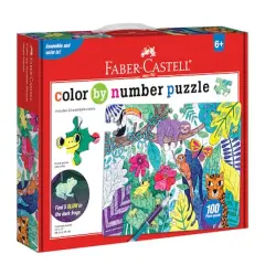 Creativity for Kids Color By Number Puzzles Jungle Kit