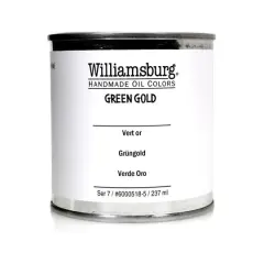 Williamsburg&reg; Artist Oil Colors Jar, 8oz. Green Gold