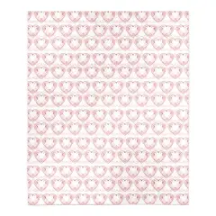 Red & Pink Interlocking Hearts Sherpa Fleece Blanket