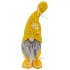 15" Yellow Sherpa Bumblebee & Daisy Springtime Gnome