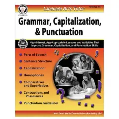 Mark Twain Language Arts Tutor: Grammar, Capitalization, and Punctuation Resource Book, Grade 4-8