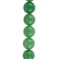 Green Aventurine Round Beads, 12mm by Bead Landing&trade;