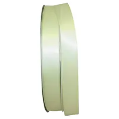JAM Paper 7/8" x 100yd. Double Face Satin Ribbon Lime Juice