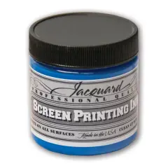 Jacquard Professional Screen Printing Ink, 4oz. Opaque Blue