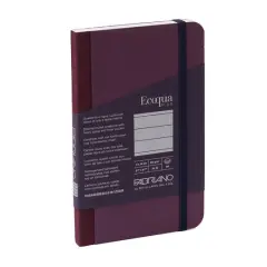 Fabriano&reg; EcoQua Plus Lined Fabric-Bound Notebook Wine