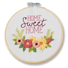Home Sweet Home Embroidery Kit by Loops & Threads&reg;