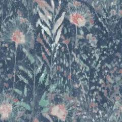 RoomMates Dandelion Peel & Stick Wallpaper Blue and Red