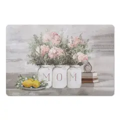 Mom Floral Still Life Floor Mat
