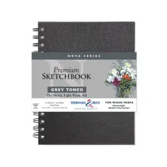 Stillman & Birn&trade; Nova Series Grey Toned Premium Mixed Media Sketchbook