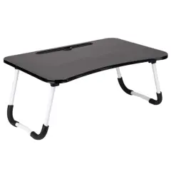 Mind Reader Freestanding Portable Foldable Lap Desk with Fold-Up Legs Black