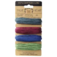 Hemptique&reg; Earthy Pastel Hemp Cord Set, 20lb. 
