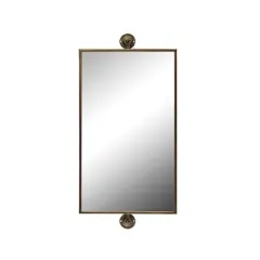 Hello Honey&reg; 28" Metal Swivel Wall Mirror