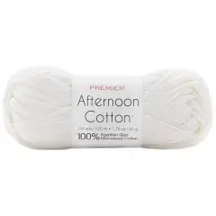 Premier&reg; Afternoon Cotton&trade; Yarn White