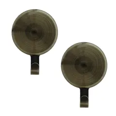 Haute Decor Attract&trade; Antique Brass Magnetic Wreath Hanger, 2ct.