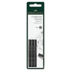 Faber-Castell&reg; Soft Compressed Charcoal Sticks, 3ct.