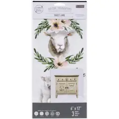 Prima&reg; Re-Design Sweet Lamb D&eacute;cor Transfers