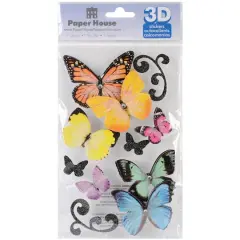 Paper House&reg; Butterflies 3D Stickers