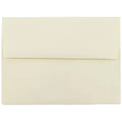 JAM Paper A6 Strathmore Invitation Envelopes, 50ct. Ivory Wove