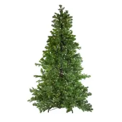 7.5ft. Pre-Lit Medium Layered Pine Instant Power Artificial Christmas Tree, Dual Color&reg; LED Lights