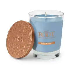 Root Candles 10.5oz. Large Scented Honeycomb Veriglass Jar Candle Mineral Salts