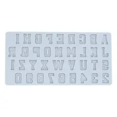 Varsity Alphabet Font Silicone Fondant Mold by Makery&reg;