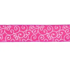 2.5" x 10yd. Swirl Wired Spring Craft Ribbon