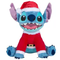 15.75" Disney&reg; Stitch in Santa Suit Holiday Greeter