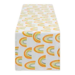 Rainbow Print Table Runner 14" x 72"