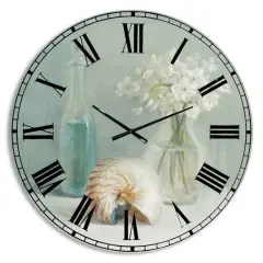 Designart Pastel Bath IV Wall Clock