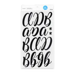 Black Hand Letter Alphabet Stickers by Recollections&trade;