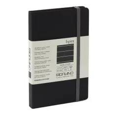 Fabriano&reg; Ispira Lined Hardcover Notebook Black