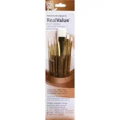 Princeton&trade; RealValue&trade; White Synthetic Taklon 6 Piece Brush Set
