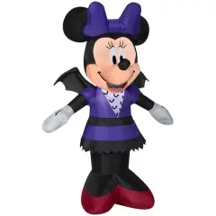 3.5ft. Airblown&reg; Inflatable Disney Minnie in Bat Costume