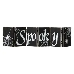 Glitzhome&reg; 20" Halloween Hinged Table Sign